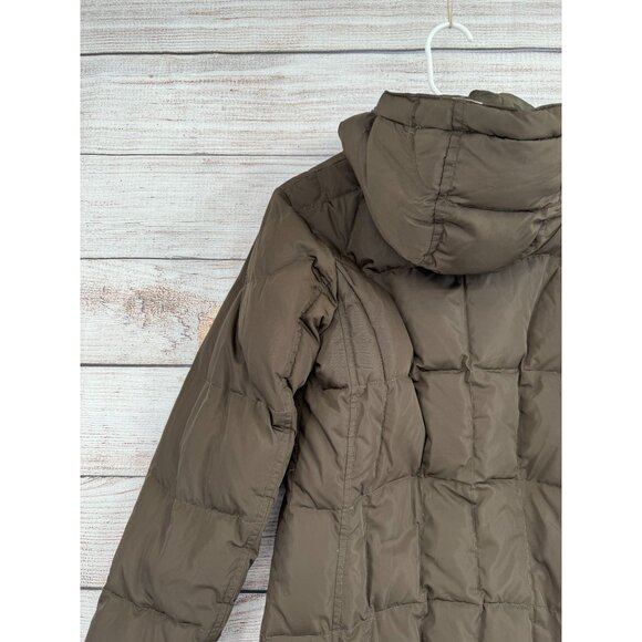 Eddie Bauer EB650 Fill Power Premium Long Goose Down Jacket Women's XS Brown - Picture 4 of 13